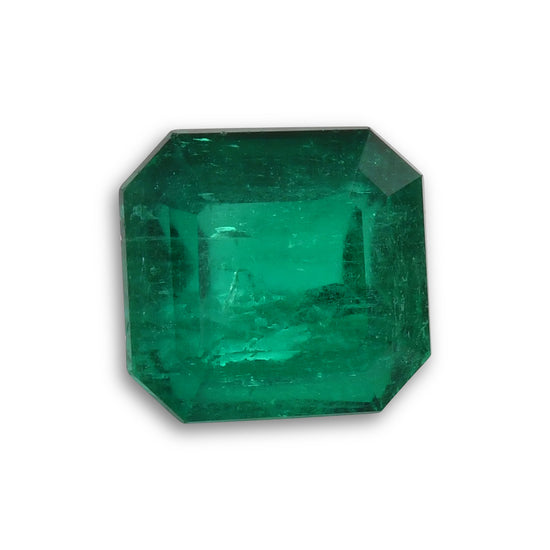 3.63 Carat Green COLOMBIAN Emerald Emerald CD