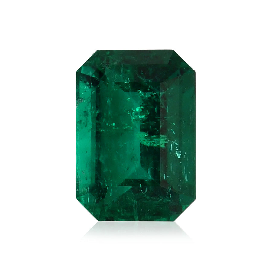 4.43 Carat Green COLOMBIAN Emerald Emerald CD