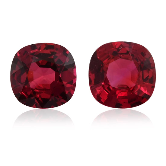 2.35 Carat Red MOZAMBICAN Cushion Ruby CD