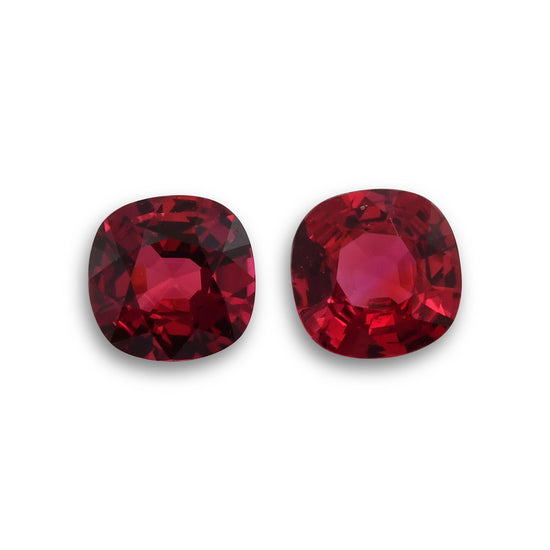 2.35 Carat Red MOZAMBICAN Cushion Ruby CD