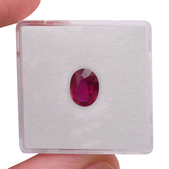 1.22 Carat Red  Oval Ruby