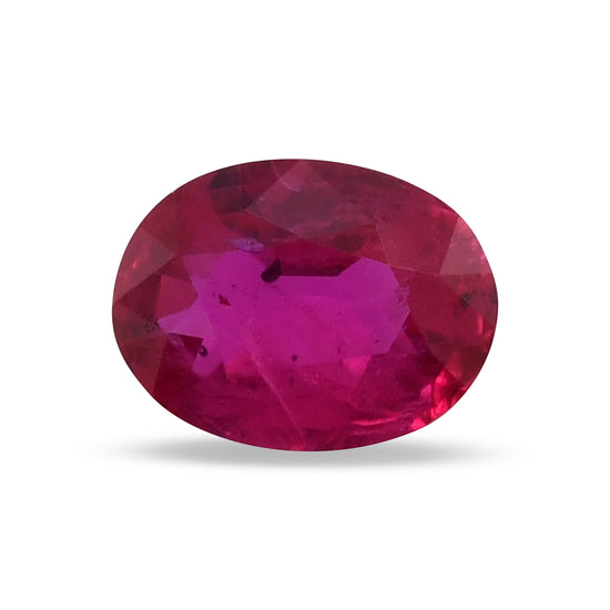1.22 Carat Red  Oval Ruby