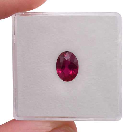 1.29 Carat Red  Oval Ruby