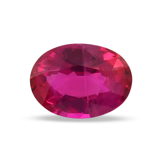 1.29 Carat Red  Oval Ruby