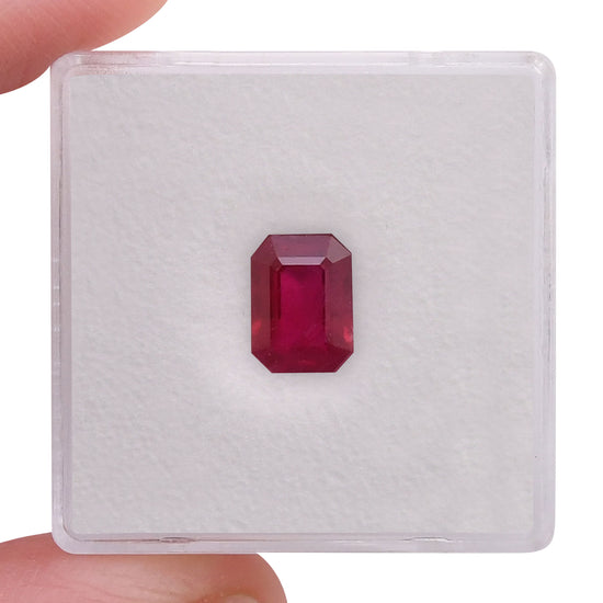 1.43 Carat Red  Emerald Ruby
