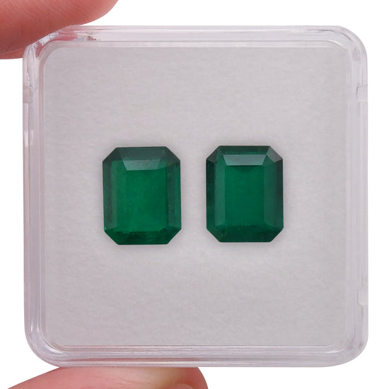 6.43 Carat Green COLOMBIAN Emerald Emerald CD
