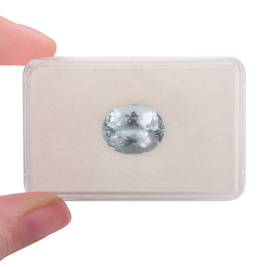 11.85 Carat Blue AFRICAN Oval Aquamarine