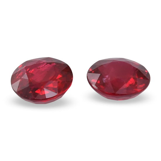 2.73 Carat Red  Round Ruby