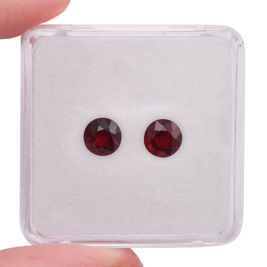 2.80 Carat Red  Round Ruby