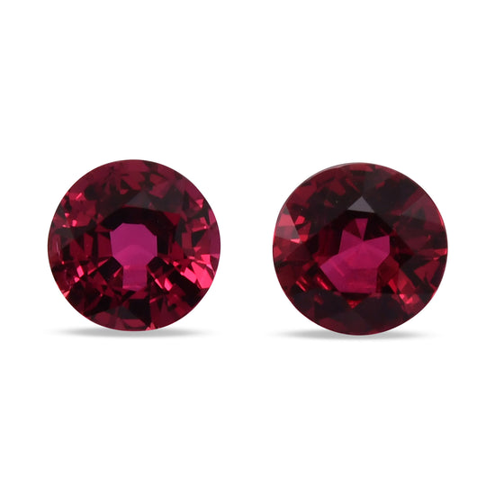 2.31 Carat Red  Round Ruby