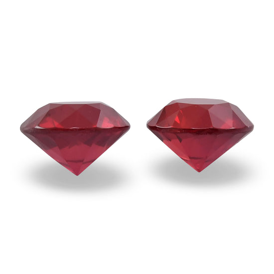 2.42 Carat Red  Round Ruby