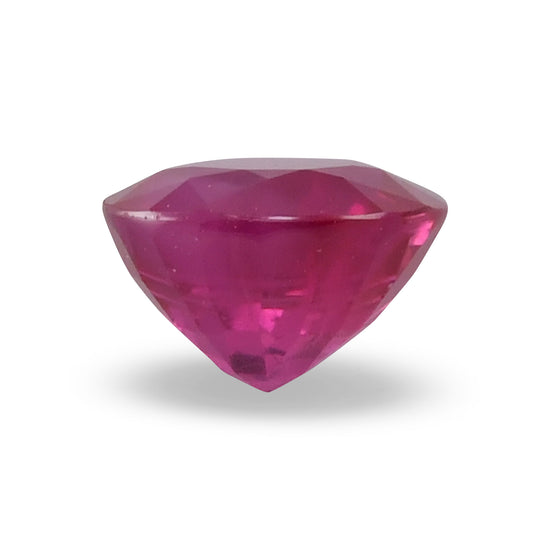 0.85 Carat Red  Round Ruby