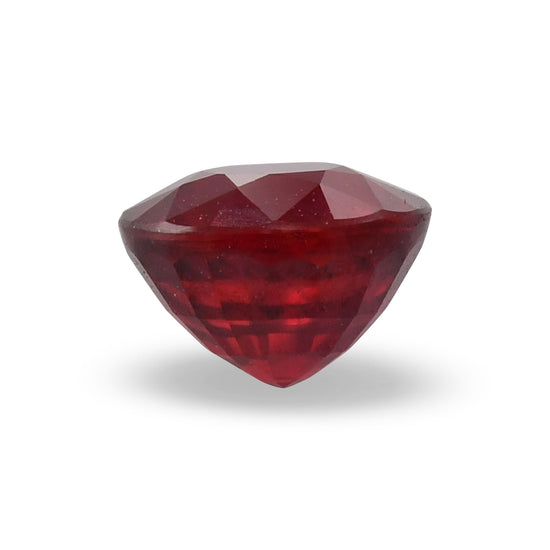 1.74 Carat Red  Round Ruby