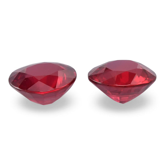 2.07 Carat Red  Round Ruby