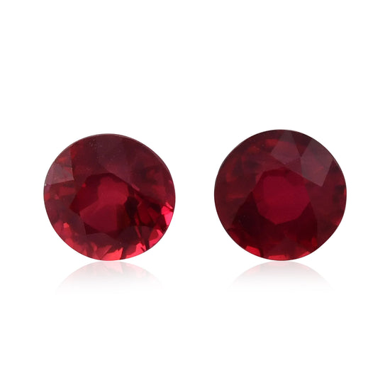 2.40 Carat Red  Round Ruby