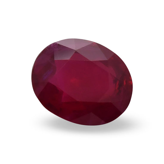 4.01 Carat Red BURMESE Oval Ruby GRS