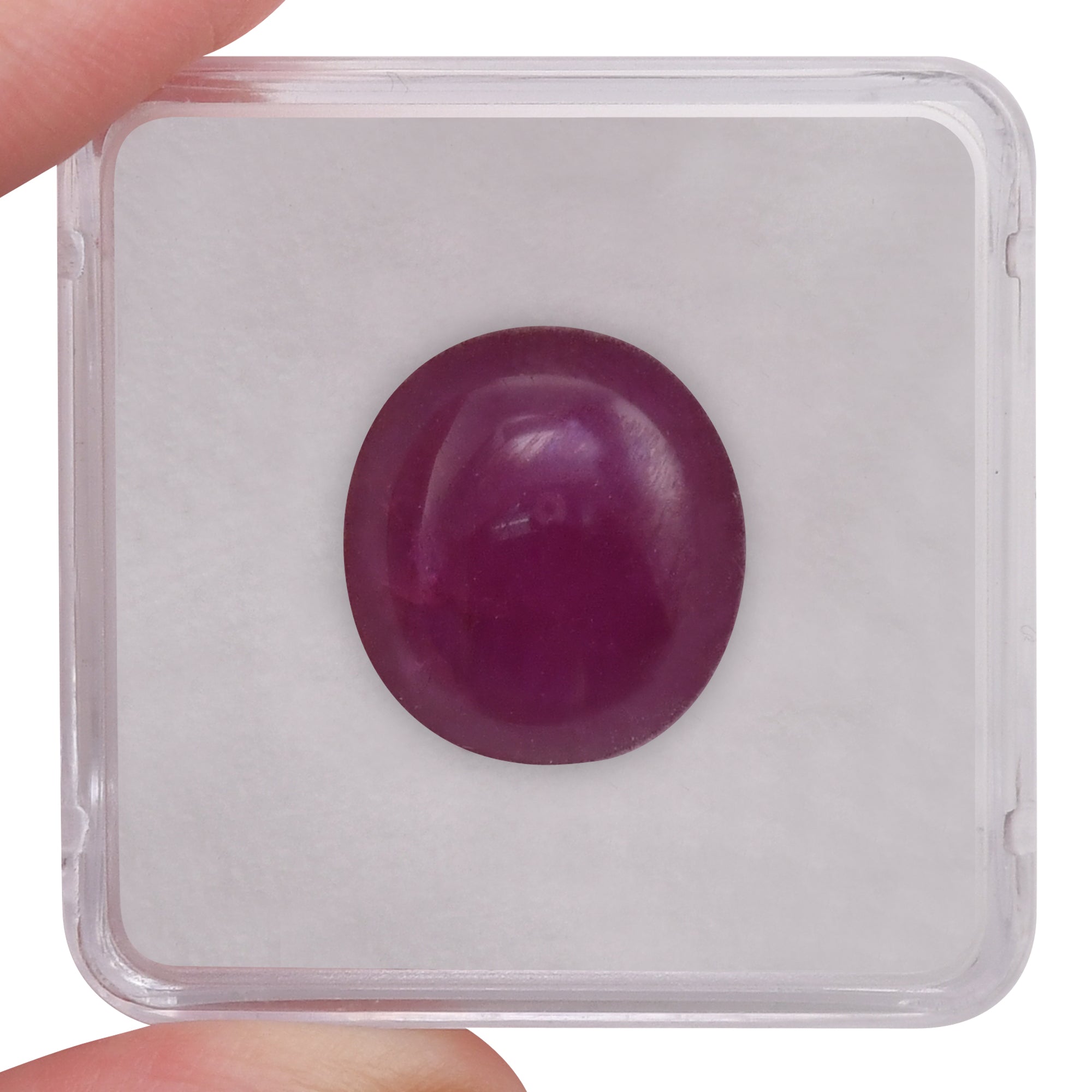 27.41 Carat Red VIETNAMESE Cabochon Ruby GIA | LEIBISH