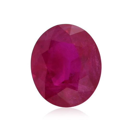 1.21 Carat Red  Oval Ruby