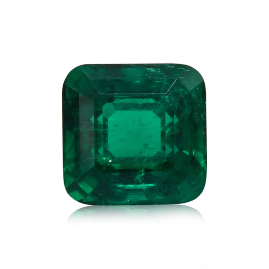 7,55 Karat Grüner KOLUMBIANISCHER Smaragd Smaragd GUBELIN