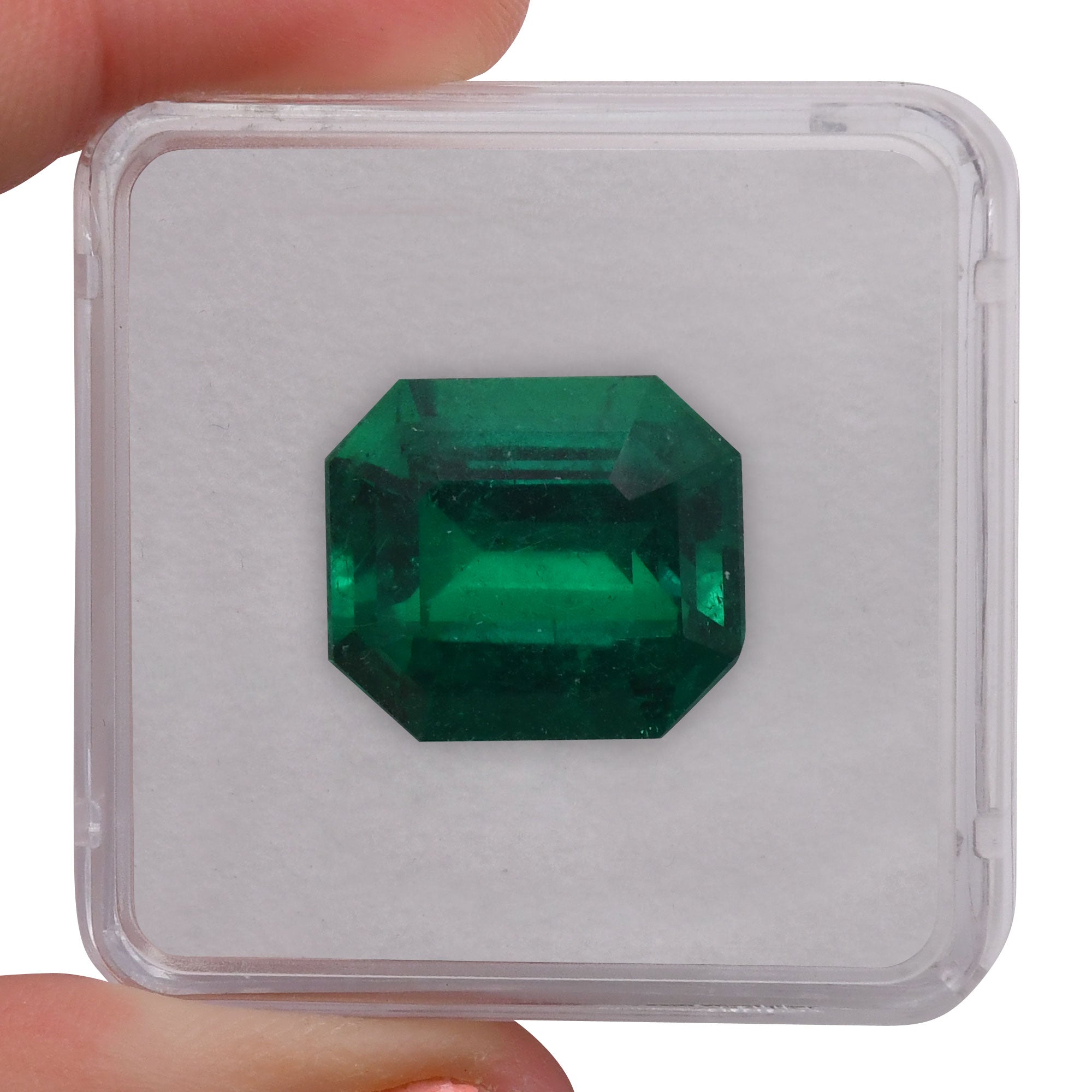 14.33 Carat Green COLOMBIAN Emerald Emerald GRS | LEIBISH