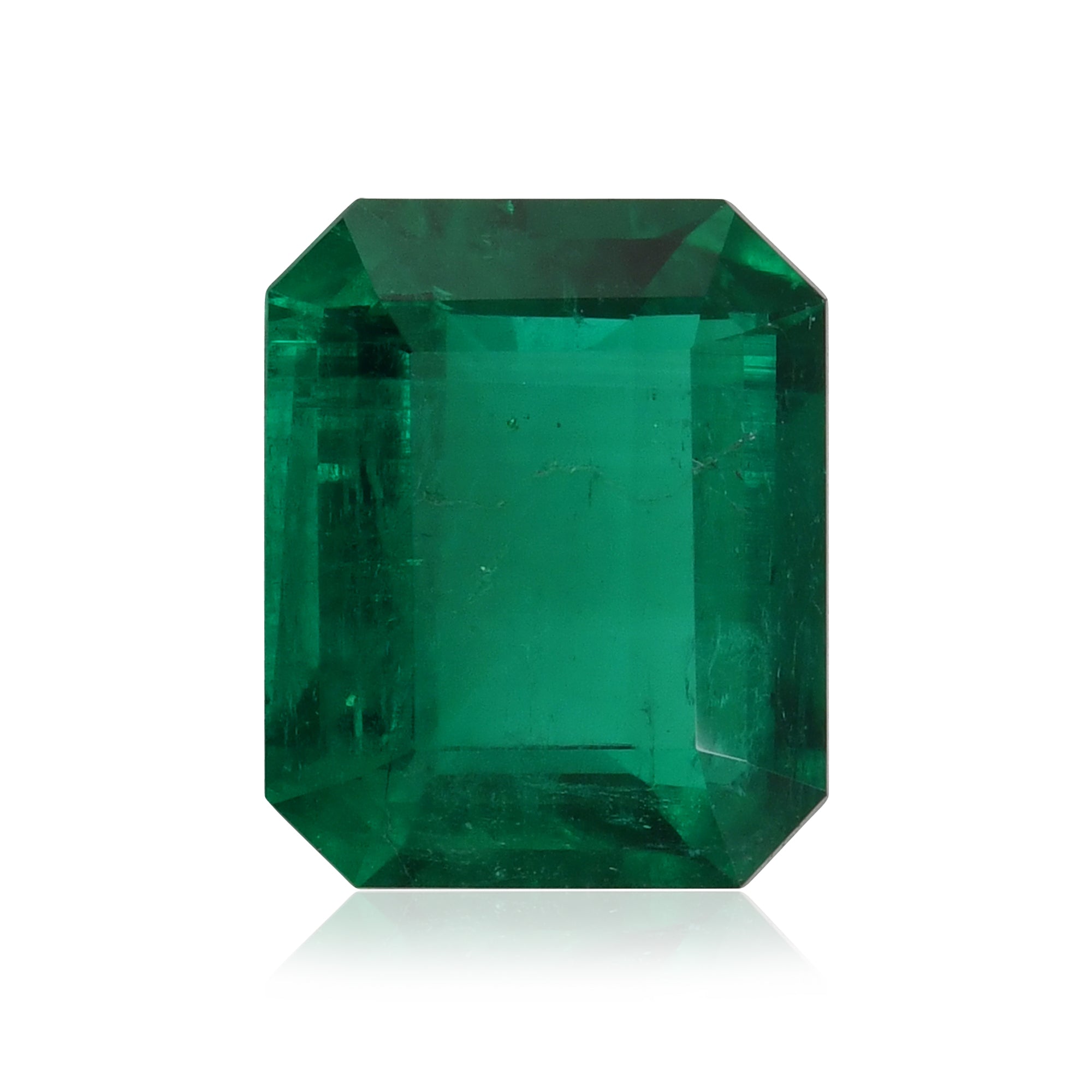 5.53 Carat Green COLOMBIAN Emerald Emerald CD | LEIBISH
