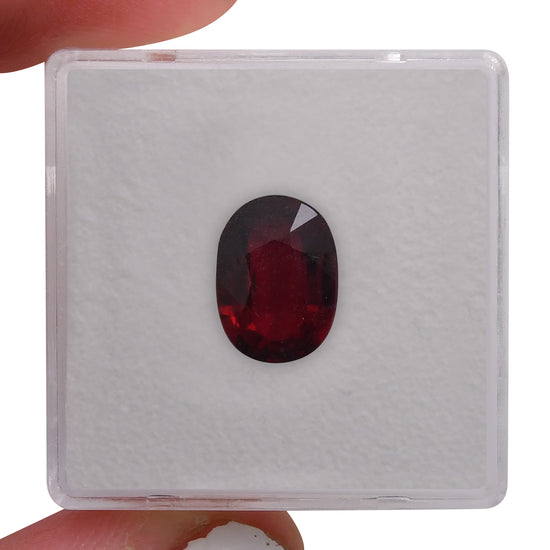 3.07 Carat Red MOZAMBIQUE Oval Ruby CD