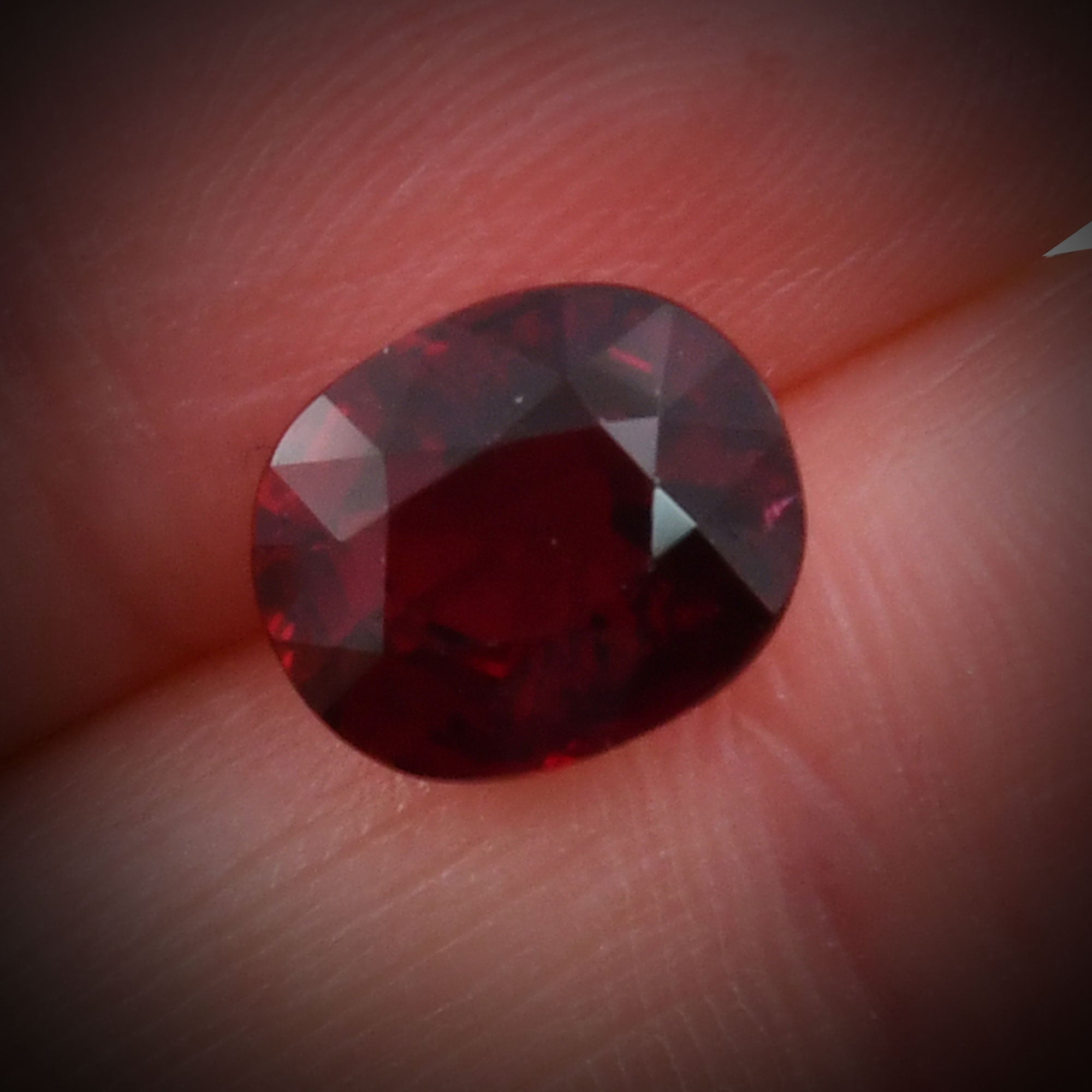 4.17 Carat Red MOZAMBIQUE Oval Ruby GRS | LEIBISH