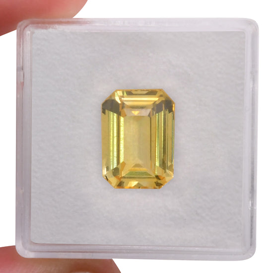 5.03 Carat Yellow SRI LANKAN Emerald Sapphire CD