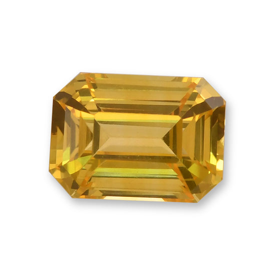 3.54 Carat Yellow SRI LANKAN Emerald Sapphire CD