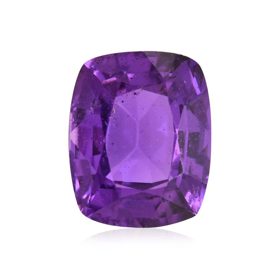 1.44 Carat Purple  Cushion Sapphire