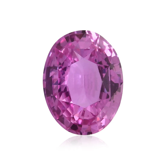 1.62 Carat Pink  Oval Sapphire
