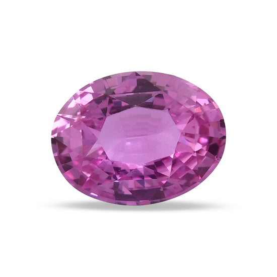 1.62 Carat Pink  Oval Sapphire