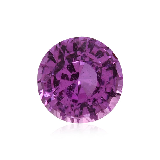 1.06 Carat Pink  Round Sapphire
