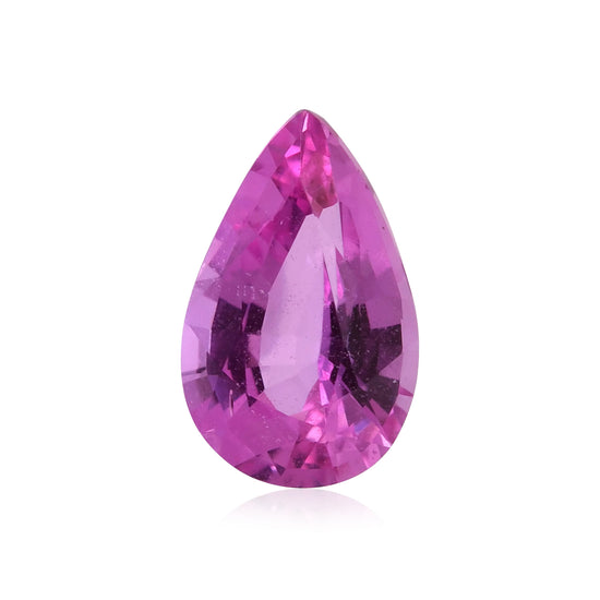 1,66 Karat rosa Birnensaphir