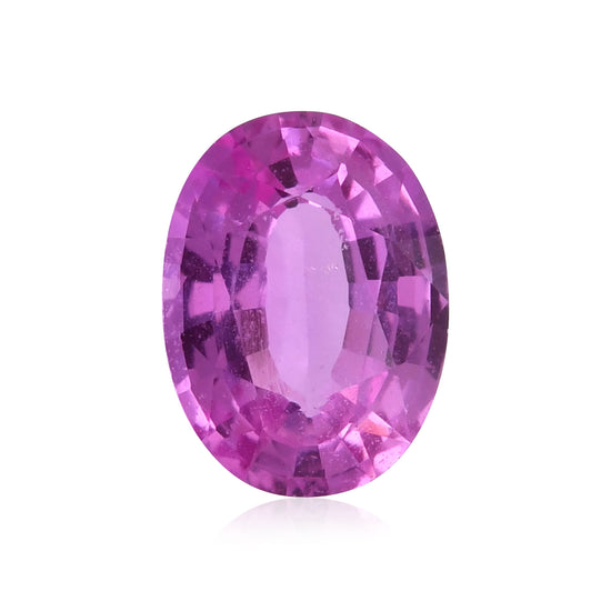 1.41 Carat Pink  Oval Sapphire