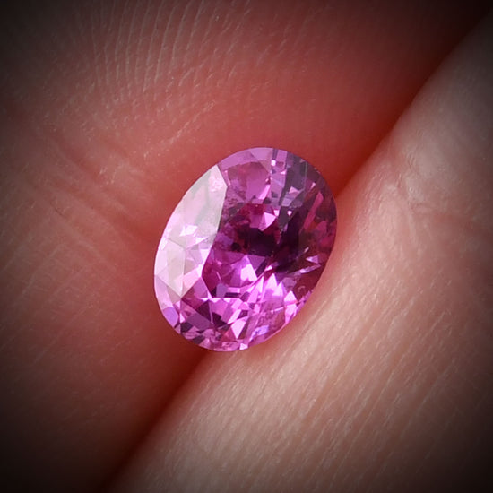 1.59 Carat Pink  Oval Sapphire