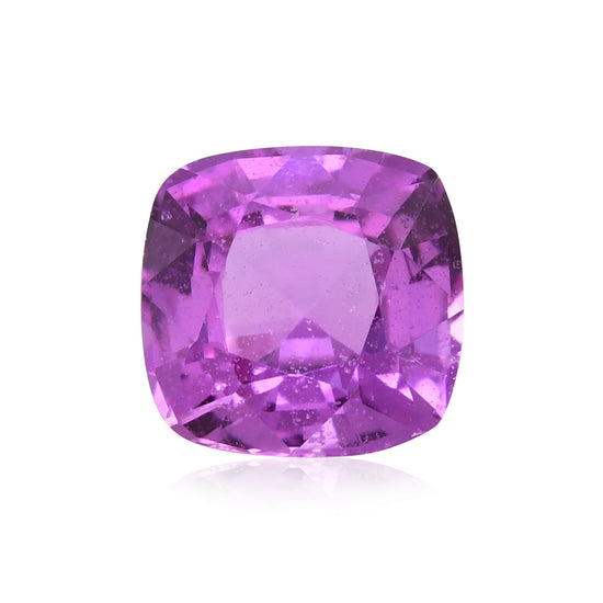 1,39 Karat Pinkfarbener Kissen-Saphir