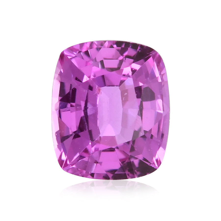 Zaffiro rosa taglio cuscino da 1,32 carati