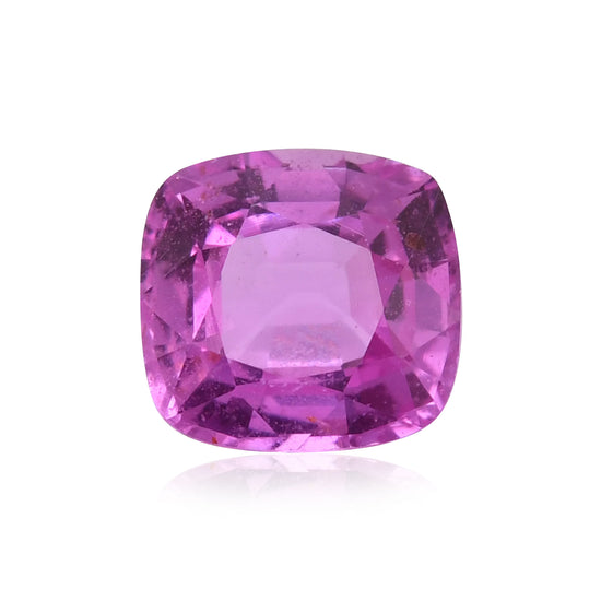 1.26 Carat Pink  Cushion Sapphire