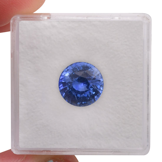 4.03 Carat Blue SRI LANKAN Round Sapphire CD