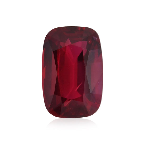 5.09 Carat Red MOZAMBICAN Cushion Ruby GRS