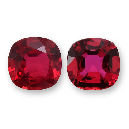 2.03 Carat Red MOZAMBICAN Cushion Ruby CD