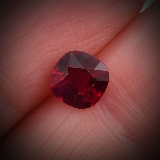1.20 Carat Red MOZAMBIQUE Cushion Ruby CD