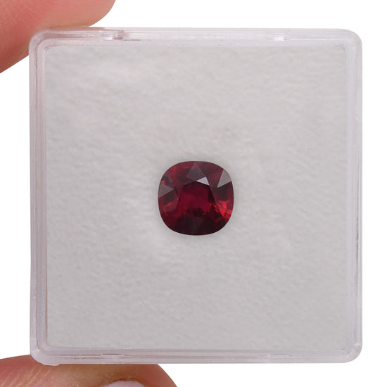 1.20 Carat Red MOZAMBIQUE Cushion Ruby CD