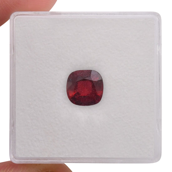 1.41 Carat Red MOZAMBIQUE Cushion Ruby CD
