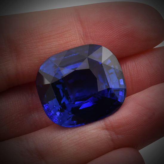 52.27 Carat Blue SRI LANKAN Cushion Sapphire AGL