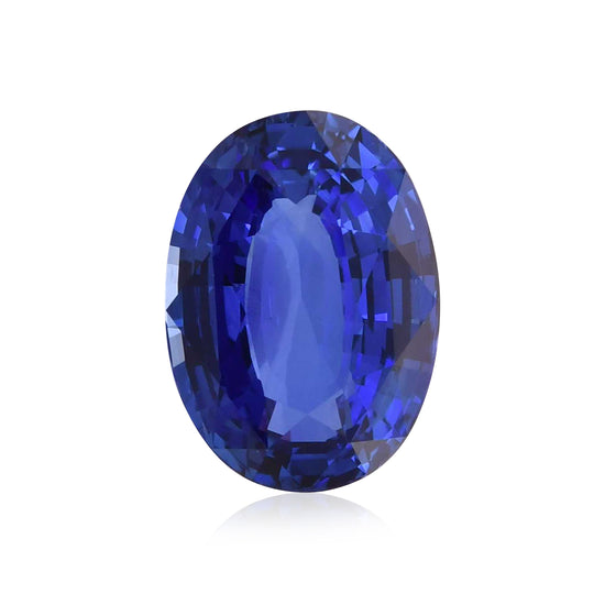 10.18 Carat Blue SRI LANKAN Oval Sapphire CD