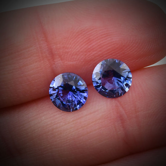 3.02 Carat Blue SRI LANKAN Round Sapphire