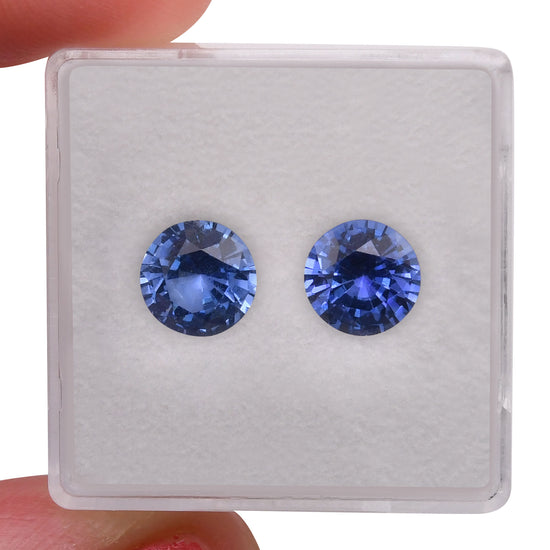 3.02 Carat Blue SRI LANKAN Round Sapphire