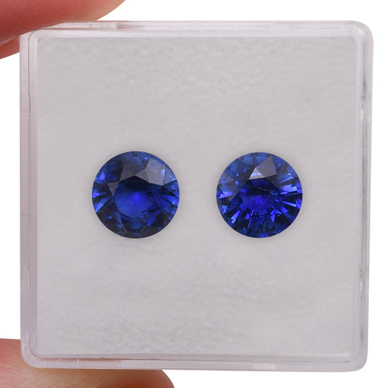 3.02 Carat Blue SRI LANKAN Round Sapphire